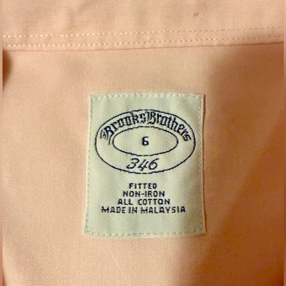 NWOT Brooks Brothers Cotton Button Down Shirt - Picture 5 of 11